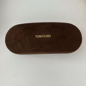 Tom Ford Dark Espresso Brown Hard Glass Case